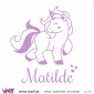 ViArt.pt - Heart Unicorn with name! Wall Sticker - Wall Decal - 4