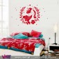 ViArt.pt - Floral Unicorn! Wall Sticker - Wall Decal - 1