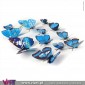 12 Blue 3D Butterfly Magnetic Wall Stickers - Viart 8