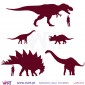 Dinosaur world! Wall Sticker! Wall decal. Viart 2