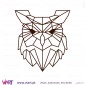 ViArt.pt - Drawn Origami Owl Head! Wall Sticker - Wall Decal - 2