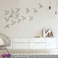 ViArt.pt - Drawn Origami Flock of Birds! Wall Sticker - Wall Decal - 3