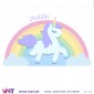 Viart.pt - Unicorn with name 1! Wall Sticker - Wall Decal - 5