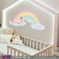 Viart.pt - Unicorn on a cloud with name! Wall Sticker - Wall Decal - 3
