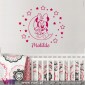 Viart.pt - Minnie in the stars with name! Wall Sticker - Wall Decal - 2