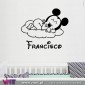 Viart.pt - Baby Mickey with name! Wall Sticker - Wall Decal - 1