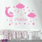 Viart.pt - Baby in the sky with name!  Wall Sticker - Wall Decal - 3