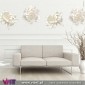 Viart.pt - Peonies! Amazing beauty! Creme Flowers Wall Sticker - Wall Decal - 1