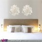 Viart.pt - Peonies! Amazing beauty! Creme Flowers Wall Sticker - Wall Decal - 3