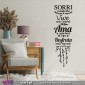 Sorri... Vive... Ama... Vinil Decorativo Parede! Autocolante para parede - Viart.pt - 1