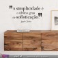 A simplicidade é… Sofisticação. Leonardo Da Vinci - Vinil Decorativo Parede! Autocolante para parede - Viart.pt - 1