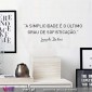 A simplicidade é.. Sofisticação. Da Vinci - Wall Sticker 2