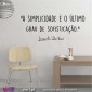 A simplicidade é.. Sofisticação. Da Vinci - Wall Sticker 5