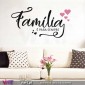 Família é para sempre... Vinil Decorativo Parede! Autocolante Adesivo. Vinis Decorativos Viart - 1