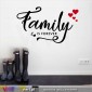 Family is forever… Vinil Decorativo Parede! Autocolante Adesivo. Vinis Decorativos - Viart.pt - 5