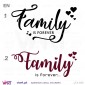 Family is forever… Vinil Decorativo Parede! Autocolante Adesivo. Vinis Decorativos - Viart.pt - 6