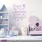 Segue os teus sonhos. Eles sabem o caminho. Wall Sticker