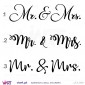 Mr. & Mrs. | Mrs. & Mr. | Mr. e Mrs....  - Vinil Decorativo Parede! Autocolante Adesivo. Vinis Decorativos - Viart.pt - 7