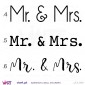 Mr. & Mrs. | Mrs. & Mr. | Mr. e Mrs....  - Vinil Decorativo Parede! Autocolante Adesivo. Vinis Decorativos - Viart.pt - 8