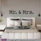Mr. & Mrs. | Mrs. & Mr. | Mr. e Mrs....  - Vinil Decorativo Parede! Autocolante Adesivo. Vinis Decorativos - Viart.pt - 5