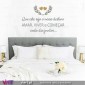 Que este seja o nosso destino AMAR, VIVER e COMEÇAR cada dia juntos... Vinil Decorativo Parede! Autocolante Adesivo. Viart.pt -3
