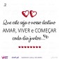 Que este seja o nosso destino AMAR, VIVER e COMEÇAR cada dia juntos... Vinil Decorativo Parede! Autocolante Adesivo. Viart.pt -7