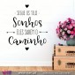 Segue os teus Sonhos, eles sabem o caminho. Vinil Decorativo Parede! Autocolante Adesivo. Decoração parede. Wall Sticker Viart 1