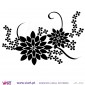 Floral! Lindo! - Vinil Adesivo para Decoração - Viart -2