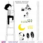 BOY IN THE CITY OF DREAMS! - Wall stickers - Vinyl decoration - Viart -3