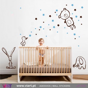 Enchanted world! - Wall stickers - Baby room - Viart -1